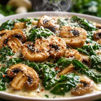 Mushroom Florentine