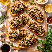 Mushroom Herb Bruschetta