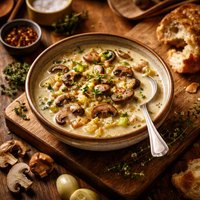Mushroom Leek Soup