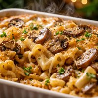 Mushroom Macaroni Casserole