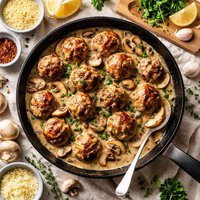Mushroom Meatballs