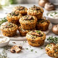 Mushroom Mini Muffins