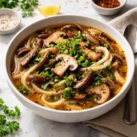 Mushroom Noodle Soup