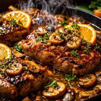 Mushroom Orange Chops