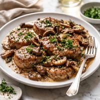 Mushroom Pork Medallions