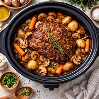Mushroom Pot Roast Crock Pot