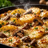Mushroom Potato Casserole