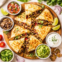 Mushroom Quesadillas