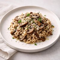 Mushroom Risotto to Die for