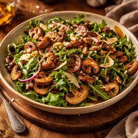 Mushroom Salad with Mustard Vinaigrette