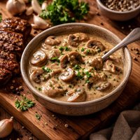Mushroom Sauce for Bbq Meats