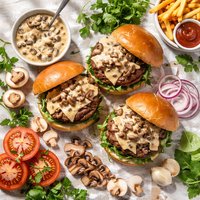 Mushroom Soup Burgers