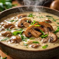 Mushroom Soup with Tarragon