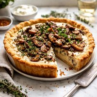 Mushroom Sour Cream Pie