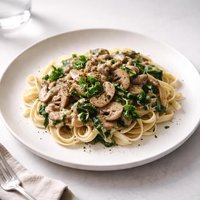 Mushroom Spinach Stroganoff My Way