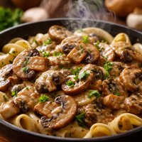 Mushroom Stroganoff Vegan