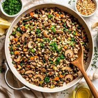 Mushroom Wild Rice Pilaf