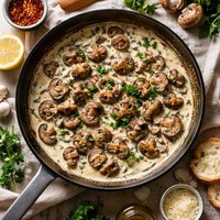 Mushrooms in Cream