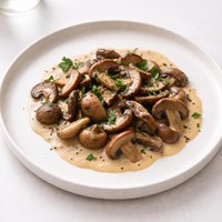 Mushrooms in Cream Sherry Sauce