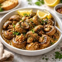 Mushrooms in Garlic Sauce Championes Al Ajillo