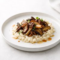 Mushrooms on Rice