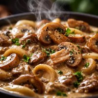 Mushrooms Stroganoff