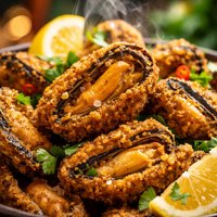 Mussels in Chickpea and Cumin Batter