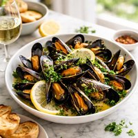 Mussels in White Wine