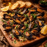 Mussels Luxembourg Style