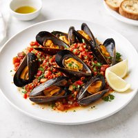 Mussels Portuguese Style