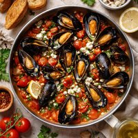 Mussels Saganaki