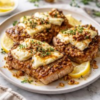 Mustard Baked Pork Chops W Brie