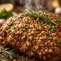 Mustard Coating and Marinade for Roast or Broiled Lamb and Pork