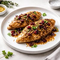 Mustard Cranberry Chicken Breasts