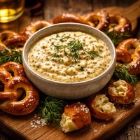 Mustard Dill Pretzel Dip