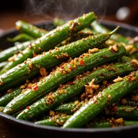 Mustard Green Beans