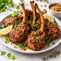 Mustard Lamb Chops