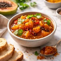 Mustard Seed and Papaya Chutney