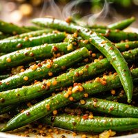 Mustardy Green Beans