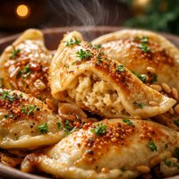 Mustardy Potato Pierogies