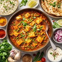 Mutter Paneer Indian Cheese Curry