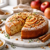 My Autumn Apple Sponge Cake