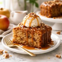 My Best Old Fashioned Apple Cake with Easy Caramel Sauce