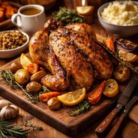 My Best Roast Chicken with Extras