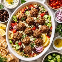 My Big Fat Greek Meatballs