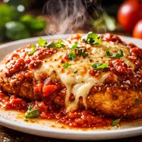My Chicken Parmigiana with Homemade Pasta Sauce