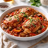 My Crockpot Chicken Cacciatore