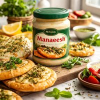 My Family Manaeesh Arabic Islamic Cheese Spread for Bread