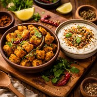 My Favourite Spicy Potato and Kasoori Methi Raita
