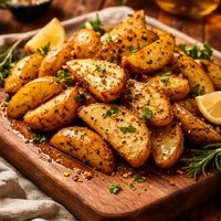 My Greek Lemon Garlic Potatoes